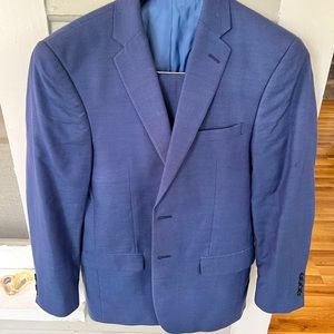 38R Blue Slim fit suit